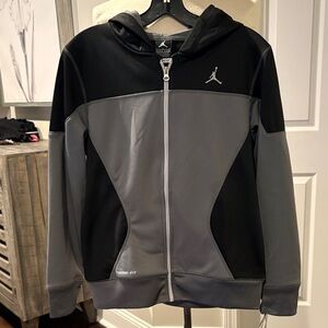 Jordan Men's Performance Jacket in Black and Gray